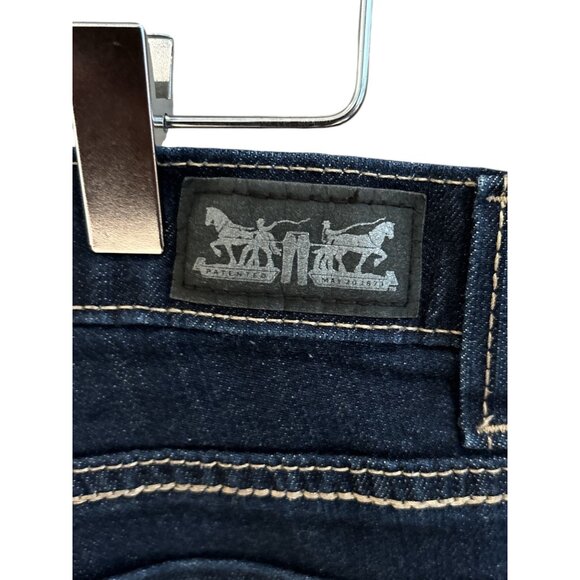 Levis Womens 529 Curvy Bootcut Jeans Size 8 Dark Wash Denim - Picture 4 of 9